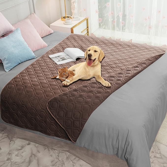 Ameritex Waterproof Blanket Reversible Dog Bed Cover Pet Blanket by Ameritex