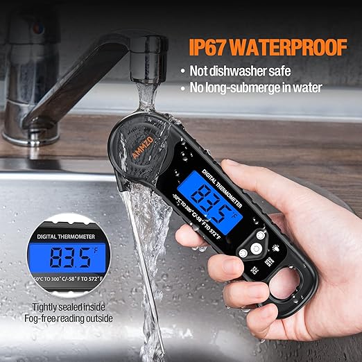 AMMZO Meat Thermometer Digital, Candy Thermometer Food Thermometer Instant Read - Image 5