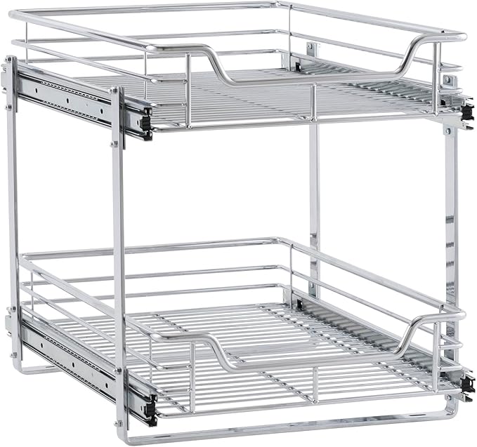 Household Essentials Glidez Multipurpose Chrome-Plated Steel Pull-Out/Slide-Out - Image 12