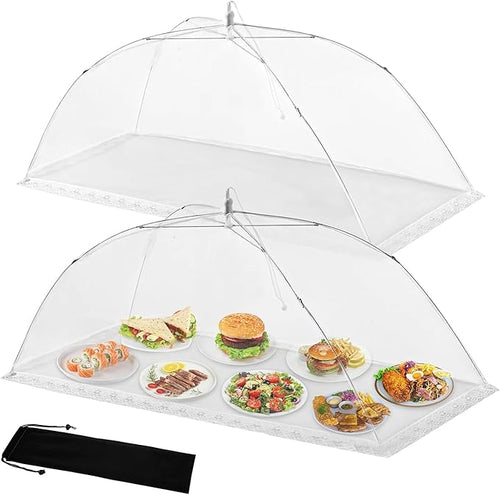 2 Pack Extra Large Mesh Food Covers by HBlife