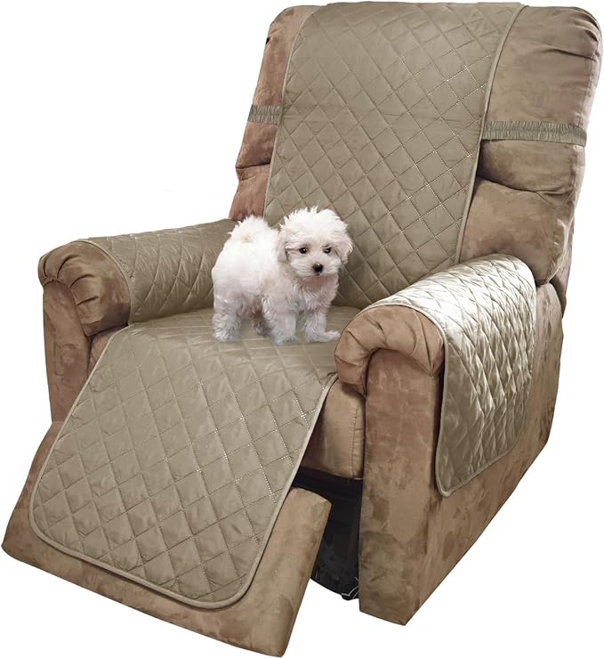 U-NICE HOME Recliner Chair Covers Reversible Quilted Water Repellent Pet by U-NICEHOME