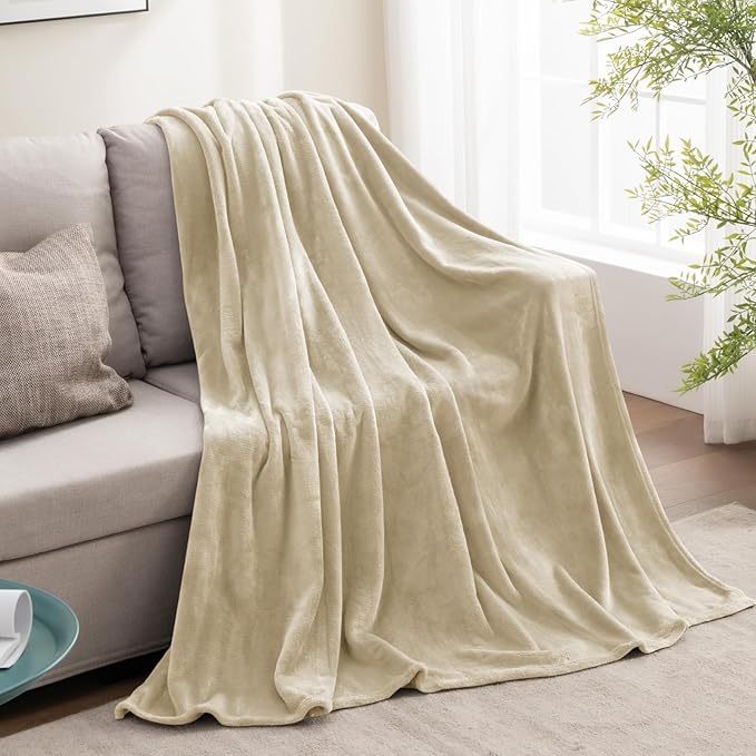 BEDELITE Fleece Blanket Linen Throw Blankets - Image 5