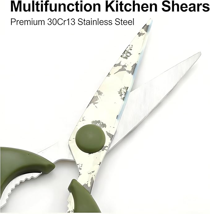 Kitchen Scissors All Purpose, ARCHIKING Kitchen Shears - Image 3