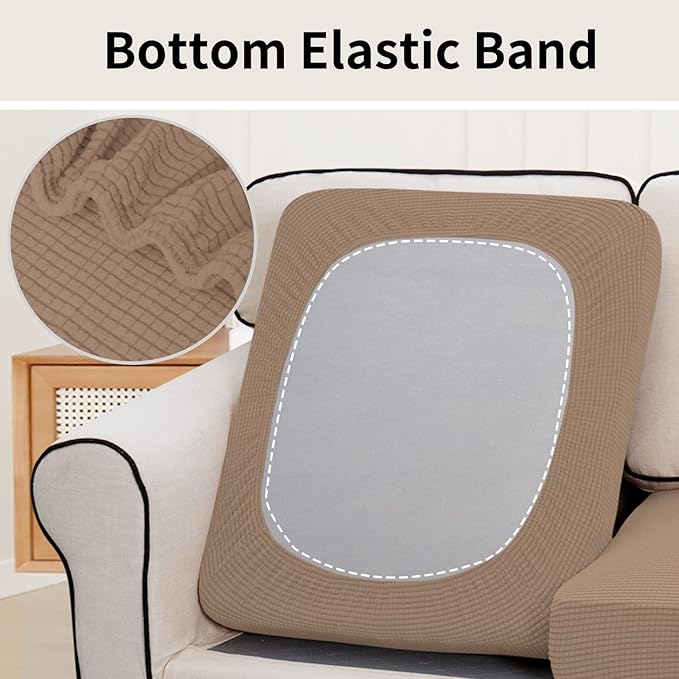 Easy-Going Stretch Individual Chair Couch Cushion Cover Sofa Cushion Furniture - Image 4