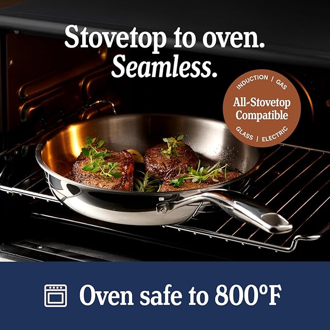 LEGEND COOKWARE 5-Ply Stainless Steel 2-Quart Sauce Pan - Image 5