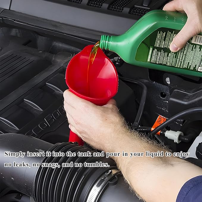 2 PCS Oil Funnel, Automotive Use Funnels - Image 4