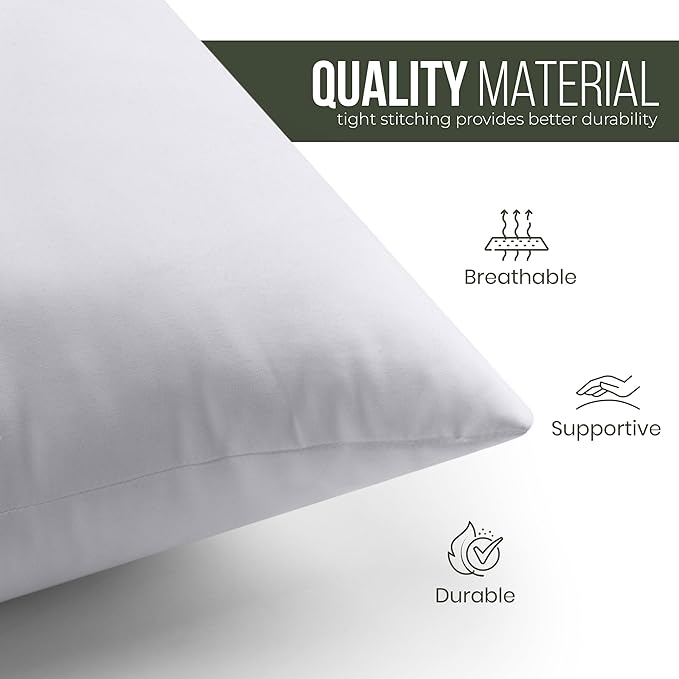 Utopia Bedding Throw Pillows – 18 x 18 Inches Down Alternative Pillows - Image 8