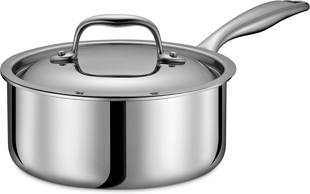 LEGEND COOKWARE 5-Ply Stainless Steel 2-Quart Sauce Pan
