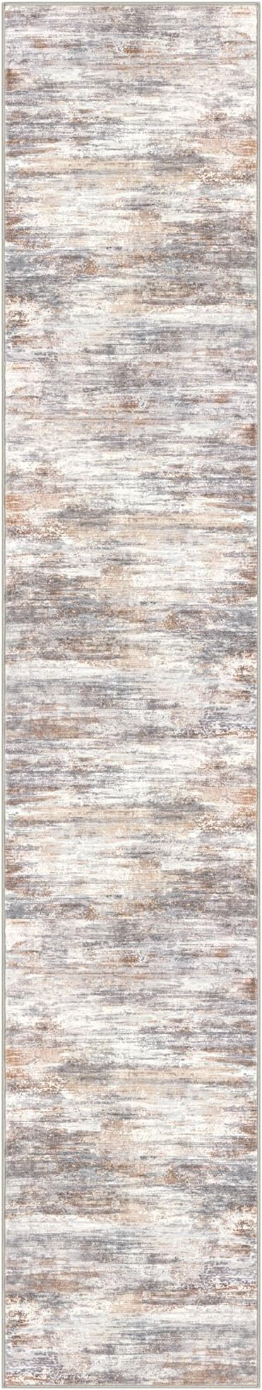 KOZYFLY Modern Abstract Washable Rug Runner 2.6x14 Hallway Rug Runner Non-Slip - Image 8