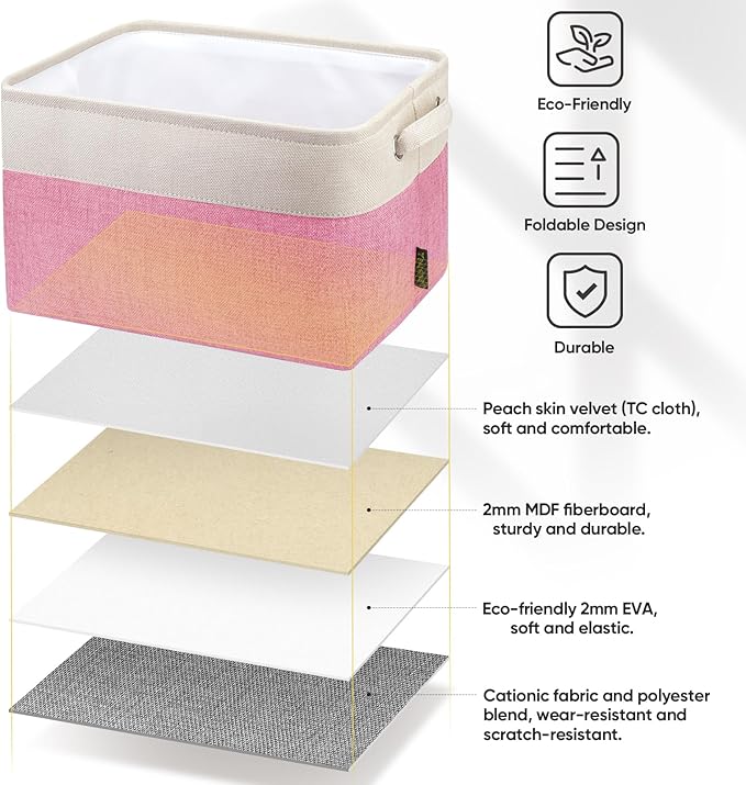 BALEINE 1 Pack Fabric Closet Storage Bins - Image 8