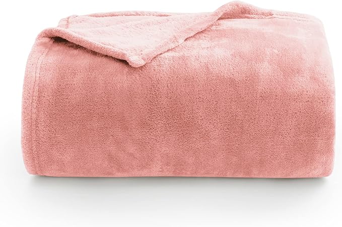 BEDELITE Fleece Blanket Pink Throw Blankets - Image 9