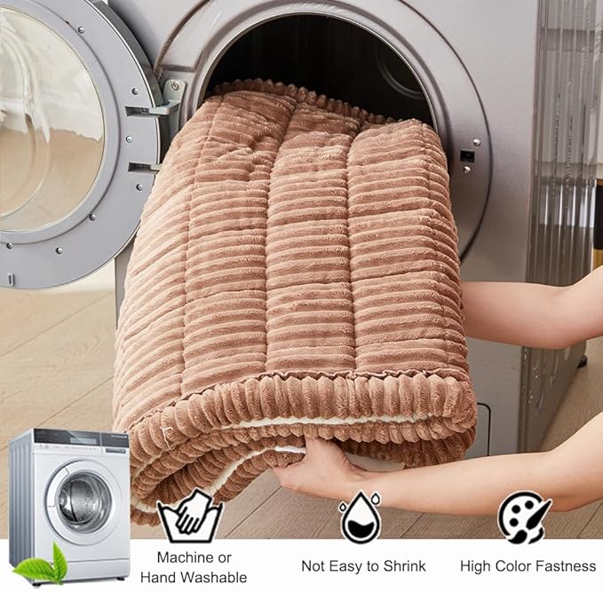 Couch Cover for Dogs Washable, Fuzzy Pet Couch Covers for 3 Cushion Sofa Pet - Image 4
