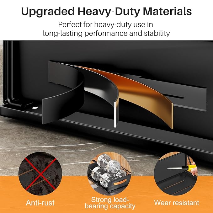 Pull out Cabinet Organizer, Heavy Duty Slide out Pantry Shelves Drawer Storage - Image 6