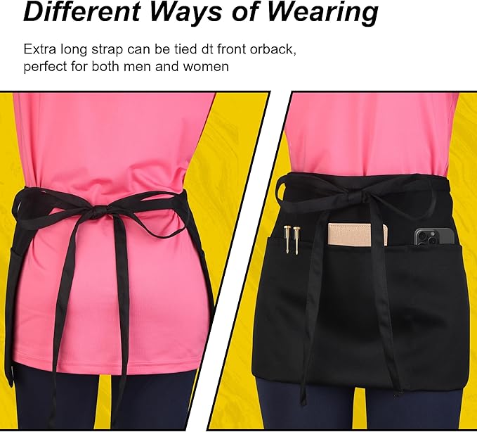 Server Waitress Waist Apron - Image 4
