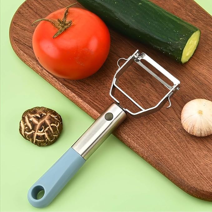 Vegetable Peeler, Stainless Steel Y-Shaped Peeler, Ergonomic Non-Slip Handle - Image 3
