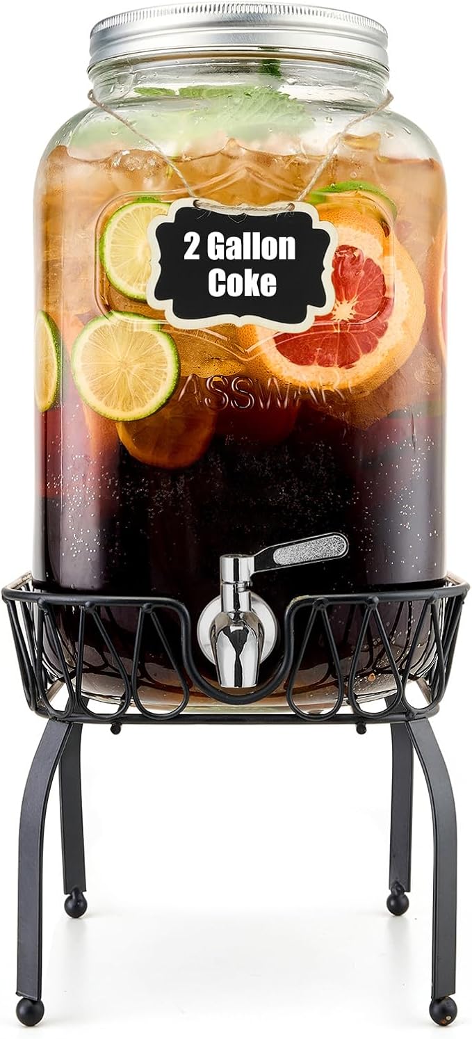 2 Gallon Beverage Dispenser by XWSAQP
