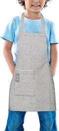 Kids Apron, Toddler Cotton Adjustable Bib Chef Apron with Pocket, For Children Age 2 to 5 years, Boys Girls