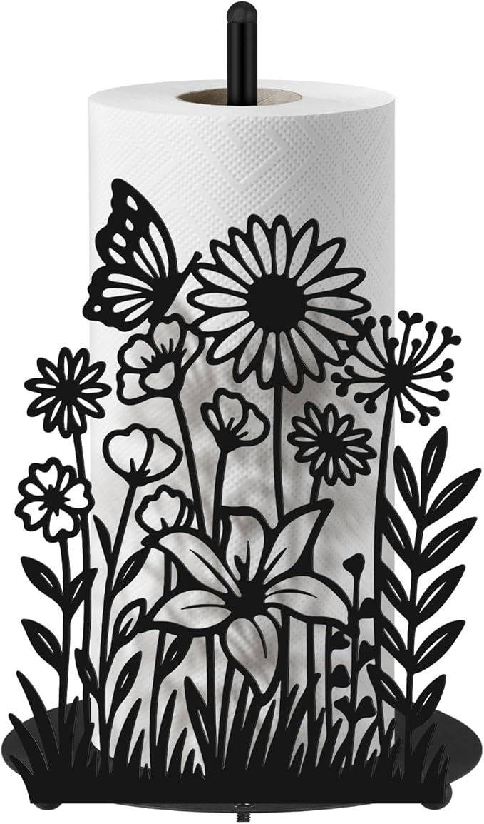 Wildflower Kitchen Countertop Paper Towel Holder Decorative Paper Towel Holder - Image 9