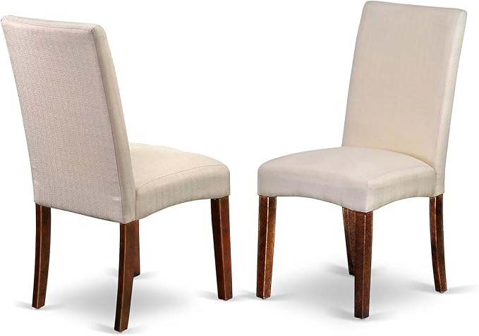 East West Furniture ANDR5-MAH-01 5 Piece Kitchen Table & Chairs Set Inclu...