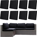 8Pcs Outdoor Cushion Covers, Patio Cushion Covers, Stretch Elastic Slipcovers by dreahoteztil