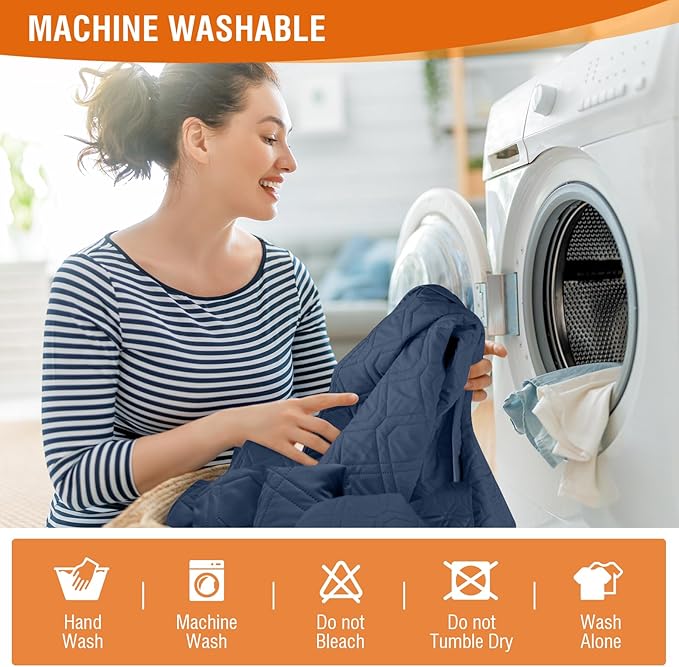 VANSOFY Waterproof Recliner Couch Covers, Sofa Covers 1-Piece Washable - Image 6