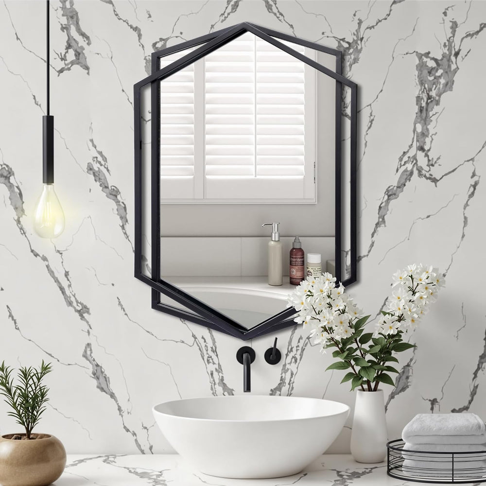LuxenHome 31.8"X22" Wall Mirror