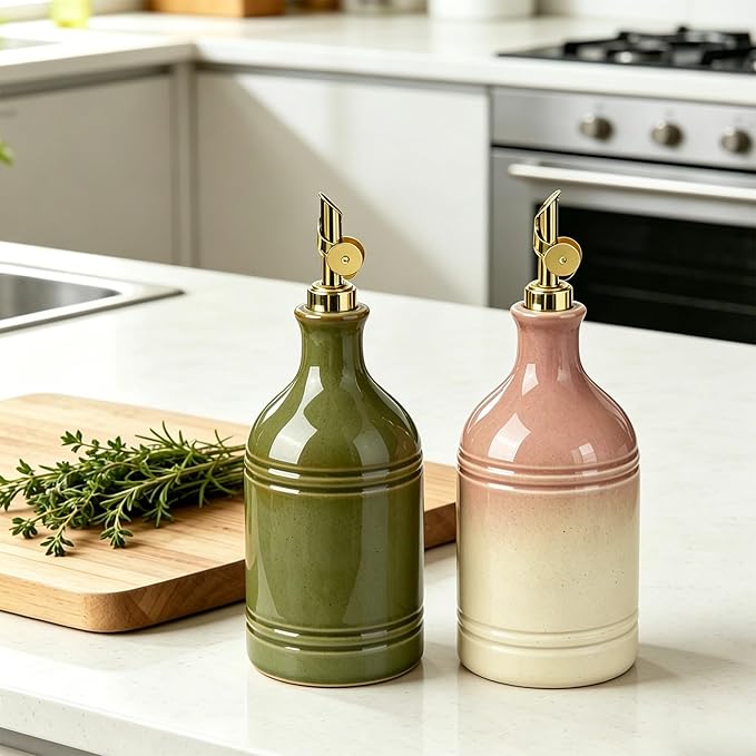 Ceramic Olive Oil Dispenser Bottle - Image 7