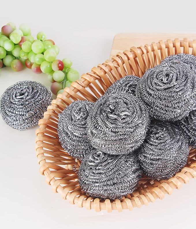 12Pcs Steel Wool Scrubber - Image 8
