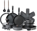 SENSARTE 24 Piece Pots and Pans Set, Nonstick Detachable Handle Cookware by SENSARTE