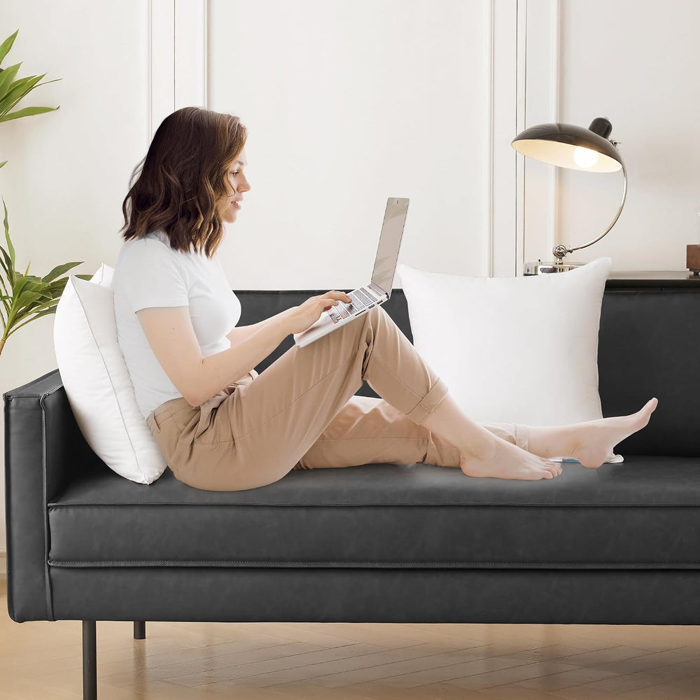 Oubonun 18"x18" Pillow Inserts (Set of 4) - 100% Cotton Cover, Squa...