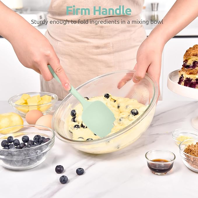 Heat Resistant Silicone Spoon Spatula: U-Taste 600ºF High Heat Flexible 11.38in - Image 5