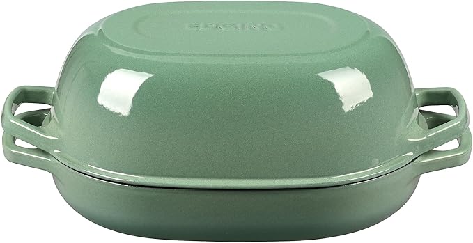 EDGING CASTING Enameled Cast Iron Oval Dutch Oven Pot