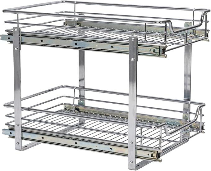 Household Essentials Glidez Multipurpose Chrome-Plated Steel Pull-Out/Slide-Out - Image 10