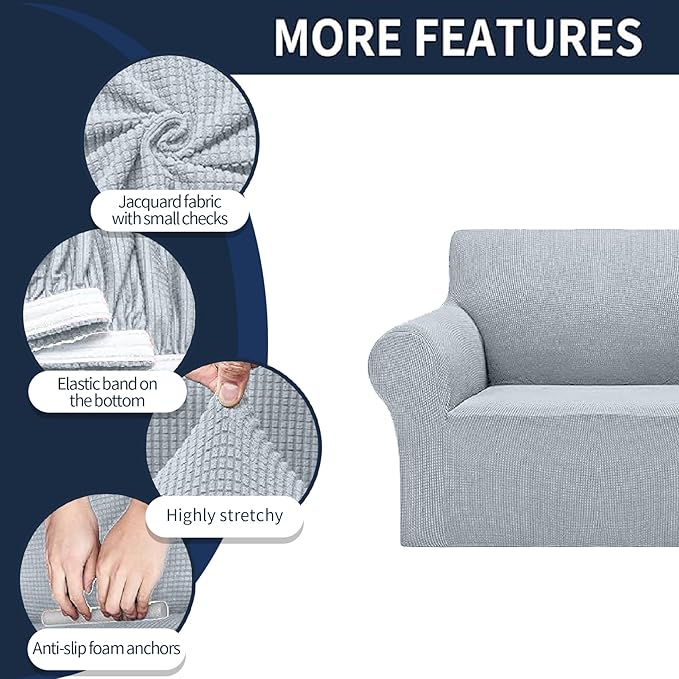 Cupuamon 2026 New Stretch Oversized Sofa Slipcovers Couch Sofa Cover - Image 4