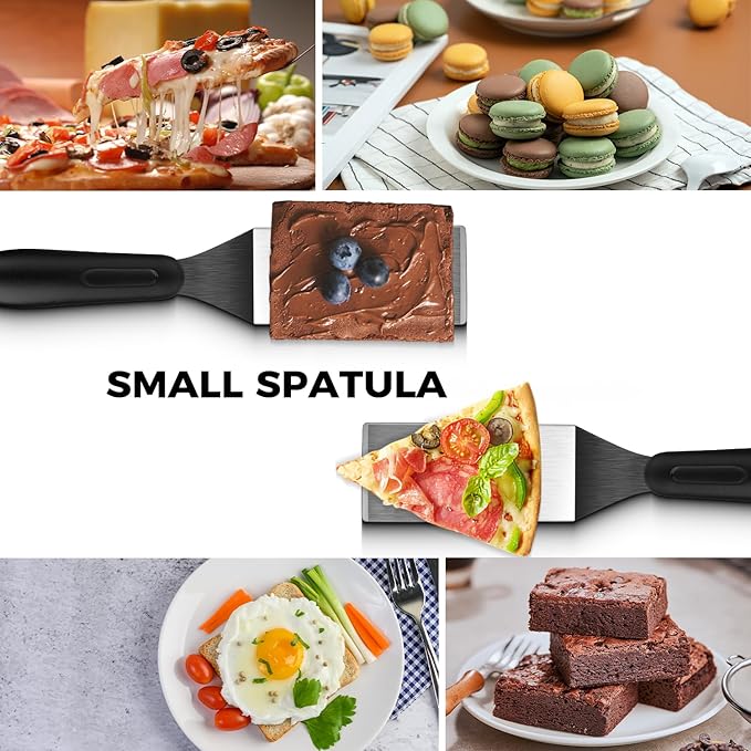 Small Spatula 2 Pieces, Metal Spatulas - Image 3