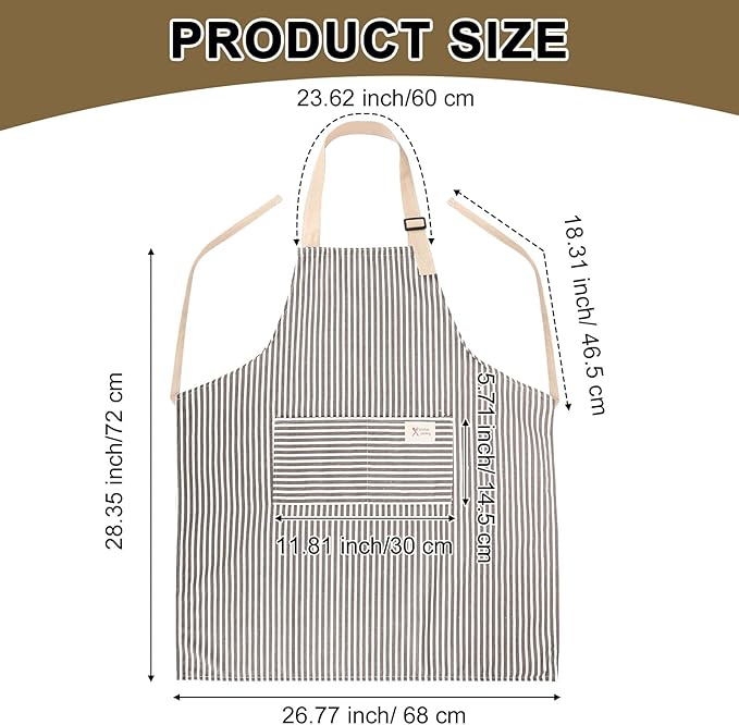 Janmercy 24 Pcs Aprons for Women Men - Image 2