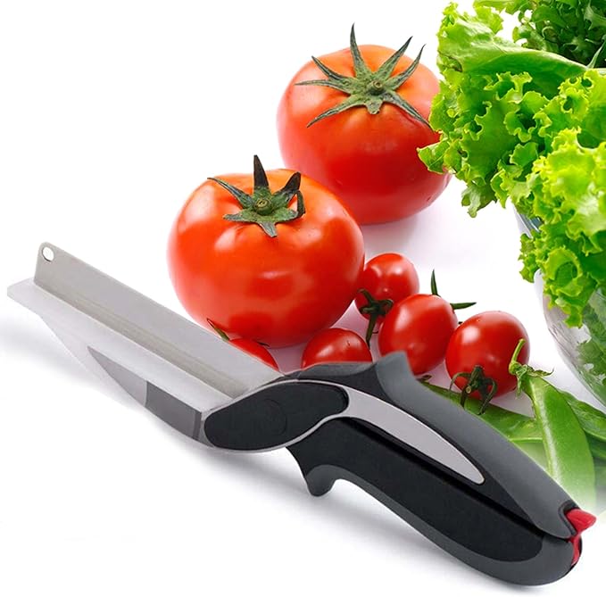2 in 1 Kitchen Scissors for Food, Separable Stainless Steel Barbecue Steak by Unknown