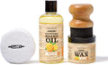 CLARK’S Cutting Board Oil and Wax Kit – Includes Food Grade Mineral Oil by CLARKS