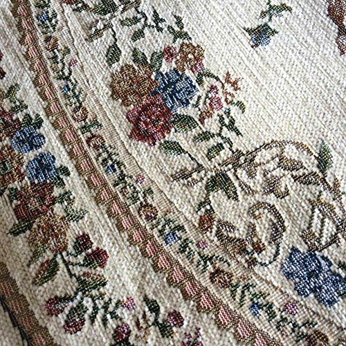 UKELER Luxury Soft Rustic Floral Round Area Rugs for Dinning Room Living Room...