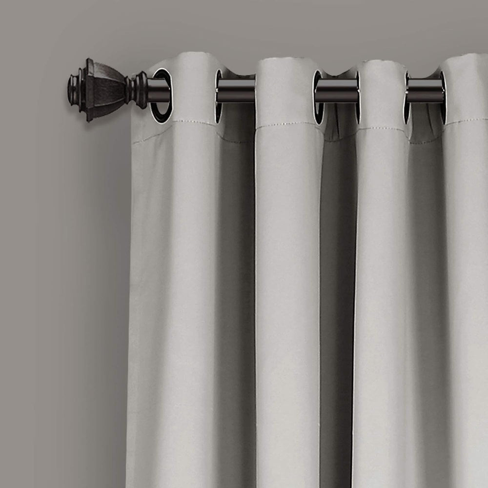 Lush Decor Insulated Grommet Blackout Window Curtain Panels, Pair, 52" W...
