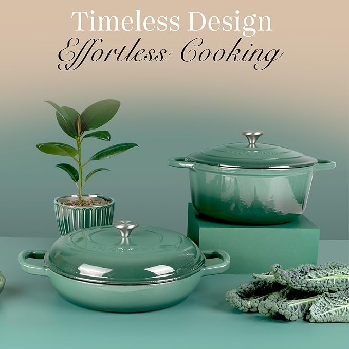 Shallow Cast Iron Casserole - Image 8