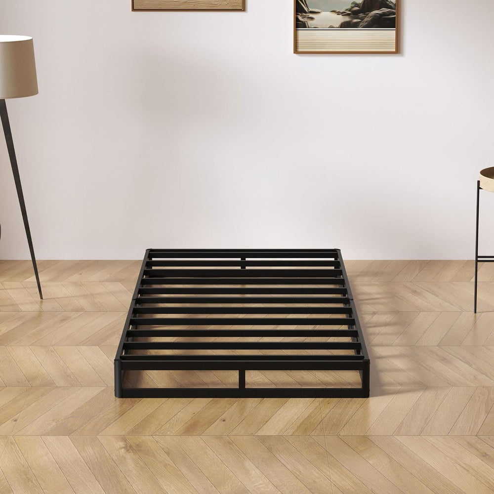 SHOANED Twin Size Box Springs - 5 Inch Low Profile Mattress Foundation No Noi...