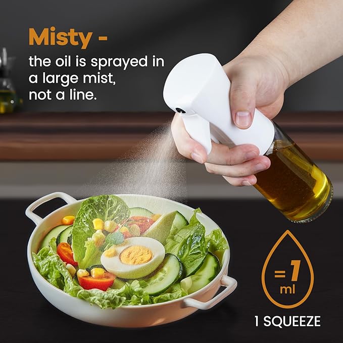 Glass Olive Oil Sprayer For Cooking, 2026 New Upgraded Powerful Even-Spray Oil - Image 2