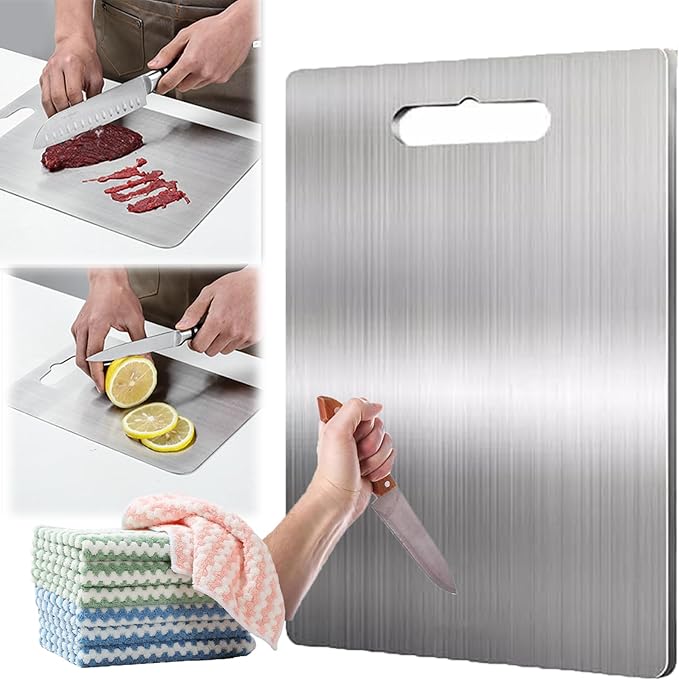 Apex Titanium Cutting Board, Stainless Steel Cutting Board, Titanium Cutting by Unknown