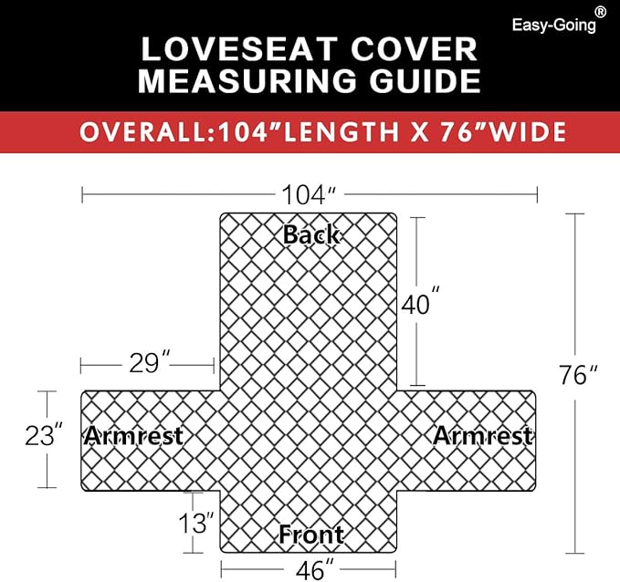 Easy-Going Reversible Loveseat Couch Cover - Image 6