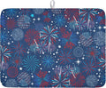 4th of July Patriotic Dish Drying Mat by Unknown