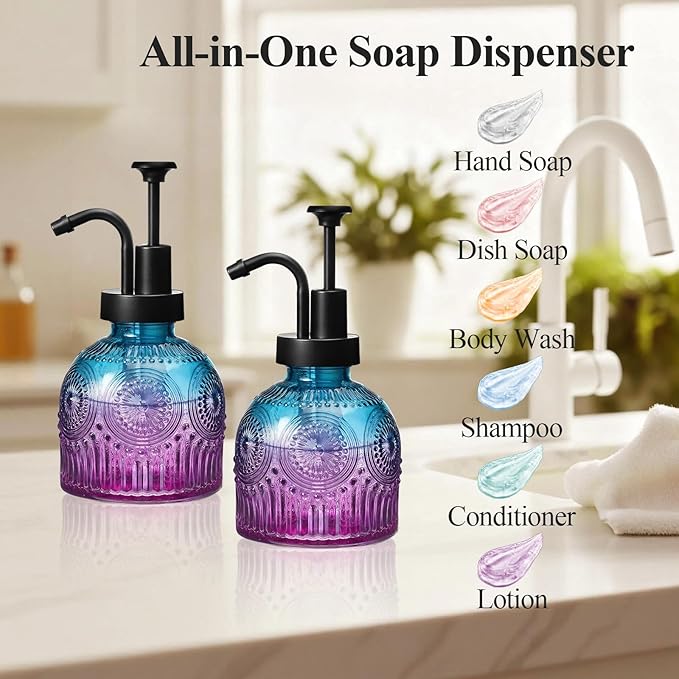 SheeChung Vintage Soap Dispenser, Kitchen Dish Soap Dispensers - Image 7