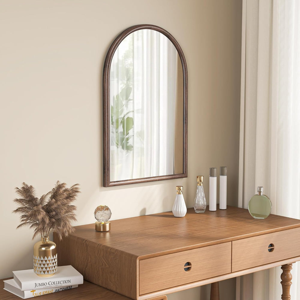 20"x30" Arch Wall Mirror for Wall, Wall Mounted Vanity Mirror for B...