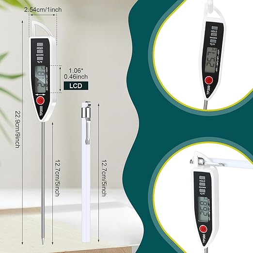 Copkim 6 Set Waterproof Food Thermometer - Image 2