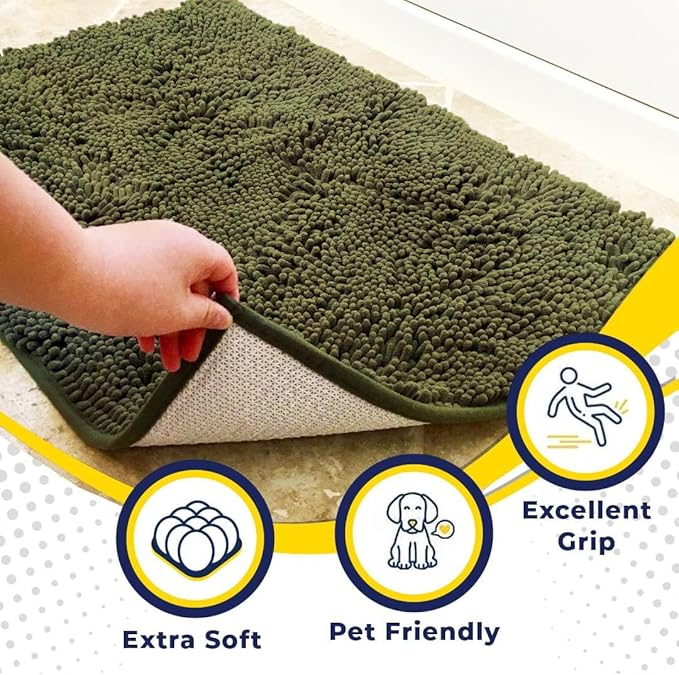 Muddy Mat® | Super Absorbent Door Mat Indoor, Microfiber Quick Dry Chenille - Image 2